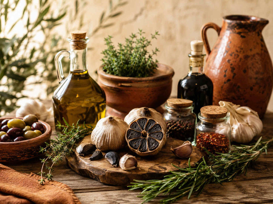 Spanische Feinkost – Schwarzer Knoblauch, Olivenöl und mediterrane Spezialitäten