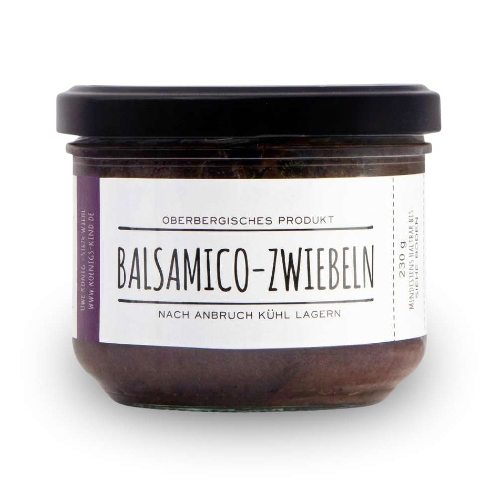 Balsamico Zwiebeln 230 g - Knoblauch Genuss